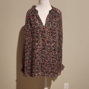 Philosophy Multicolor Floral Blouse